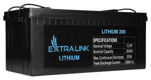Extralink LiFePO4 200AH | Akumulator | 12.8V, BMS