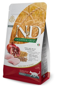 Farmina N&D Ancestral Grain sucha karma dla dorosłych kotów z kurczakiem 1 5kg