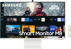 Monitor Samsung Smart M8 LS32CM801UUXDU 32" VA 4K HDR10+ WiFi5 USB-C Dock 65W