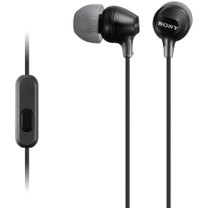 Słuchawki - Sony MDR-EX15AP Czarna (MDREX15APB.CE7)