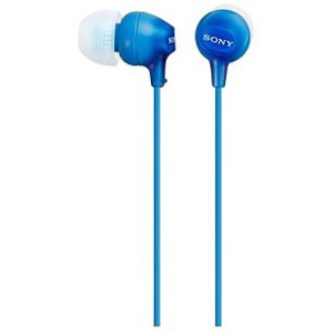Słuchawki - Sony MDR-EX15LP Niebieskie (MDREX15LPLI.AE)