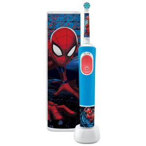 Szczoteczki - Oral-B Pro Kids 3+ Spiderman Etui niebieski