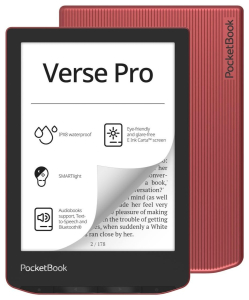 Czytnik - PocketBook Verse Pro (634) czerwony