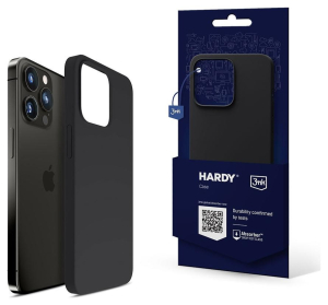Apple iPhone 15 Pro Max - 3mk Hardy Silicone MagCase (grafitowy)