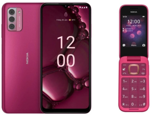 Smartfon Nokia G42 5G 6/128GB Różowy + Nokia 2660 TA-1469 Różowy