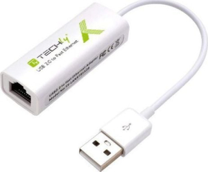 TECHLY KARTA SIECIOWA ADAPTER USB-A 2.0 NA RJ45 10