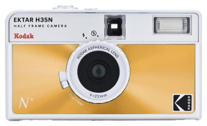 Aparat fotograficzny - Kodak EKTAR H35N Camera Glazed Orange