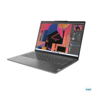 Laptop Lenovo Yoga Slim 6 14IAP8 i7-1260P 14 WUXGA OLED 400nits 60Hz 16GB LPDDR5 4800 SSD512 Intel Iris Xe Graphics Win11 Storm Grey