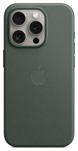 Apple iPhone 15 Pro FineWoven Case with MagSafe evergreen