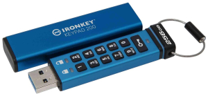 Kingston IronKey Keypad 200 256GB USB 3.0 AES Encrypted
