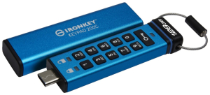Kingston IronKey Keypad 200 128GB USB-C AES Encrypted