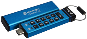 Kingston IronKey Keypad 200 64GB USB-C AES Encrypted