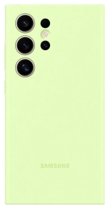 Samsung Silicone Case do S24 Ultra light green