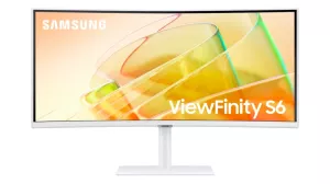 Monitor Samsung ViewFinity S6 LS34C650TAUXEN 34" Curved VA UWQHD HDR10 100Hz Thunderbolt 3 90W