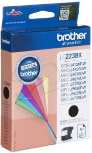 Tusz Brother czarny LC223BK=LC-223BK  550 str.