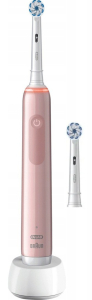 Szczoteczki - Oral-B Pro 3 3400N Sensitive Clean różowy