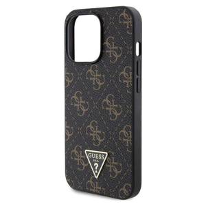 Guess 4G Triangle Metal Logo - Etui iPhone 15 Pro Max (czarny)