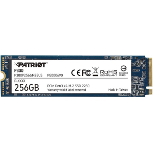 SSD Patriot P300 M.2 PCI-Ex4 NVMe 512GB 1 7GB/s