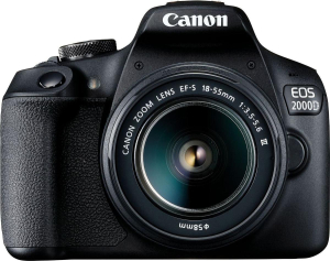 Aparat cyfrowy Canon EOS 2000D + obiektyw EF-S 18-55 DC III (2728C002)