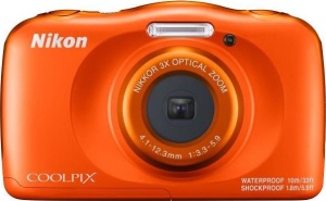 Aparat cyfrowy Nikon COOLPIX W150 pomarańczowy (VQA112EA)