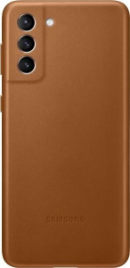 Samsung Leather Cover do Galaxy S21+ brown (EF-VG996LAEGWW)