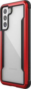 X-Doria Raptic Shield - etui aluminiowe Samsung Galaxy S21 Antimicrobial protection red (492157)