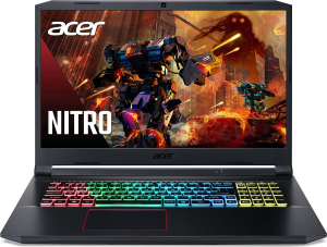 Laptop Acer Nitro 5 (NH.QAWEP.004) (NH.QAWEP.004) Core i7-10750H | LCD: 17.3"FHD IPS 144Hz | Nvidia RTX3060 6GB | RAM: 8GB | SSD: 512GB PCIe M.2 | No OS