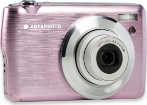 Aparat fotograficzny - Agfa Photo DC8200 Różowy + etui + karta SD 16GB