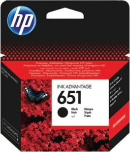 Tusz HP czarny HP 651  HP651=C2P10AE  600 str.