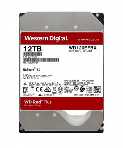 Dysk HDD WD Red Plus WD120EFBX (12 TB ; 3.5 ; 256 MB; 7200 obr/min)