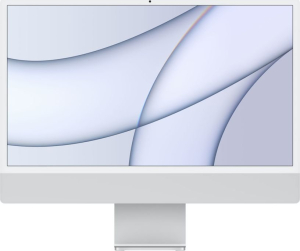 24-inch iMac with Retina 4.5K display: Apple M1 chip with 8‑core CPU and 7‑core GPU, 8GB/256GB - Silver