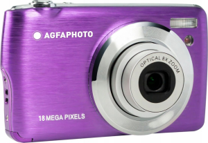 Aparat fotograficzny - Agfa Photo DC8200 Fioletowy + etui + karta SD 16GB
