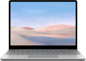 Laptop Microsoft Surface Laptop Go Platynowy+ EARBUDS Białe (THH-00009+ EARBUDS HVM-00010) Core i5-1035G1 | LCD: 12.4"Touch 1536 x 1024 | RAM: 8GB | SSD: 128GB | Windows 10 S+ EARBUDS HVM-00020 Białe