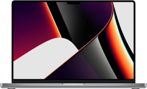 16-inch MacBook Pro: Apple M1 Pro chip with 10-core CPU and 16-core GPU, 512GB SSD - Gwiezdna Szarość