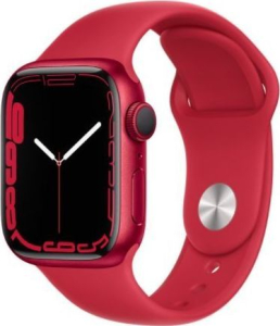 Apple Watch Series 7 GPS + Cellular, 45mm (PRODUCT)RED Aluminium Case with (PRODUCT)RED Sport Band - Regular