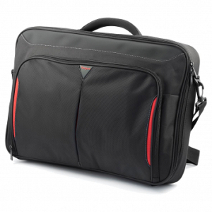 Targus CN418EU Classic+ 17-18" Clamshell Laptop Bag - Black/Red