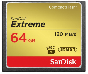 Karta pamięci - SanDisk CF 64GB Extreme 120/85 (SDCFXSB-064G-G46)