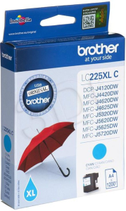 Atrament - Brother LC 225 XL niebieski