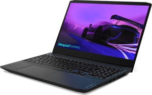 Laptop Lenovo Ideapad 3-15IHU Gaming (82K100FRPB) (82K100FRPB) Core i7-11370H | LCD: 15.6"FHD IPS Antiglare, 60Hz | NVIDIA RTX 3050 4GB (TGP 90W) | RAM: 16GB | SSD: 512GB PCIe | no Os