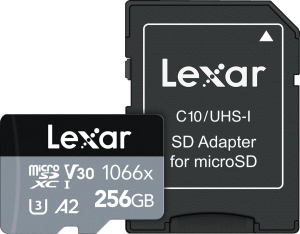Karta pamięci - Lexar 256GB microSDXC High-Performance 1066x UHS-I C10 A2 V30 U3 (LMS1066256G-BNANG)