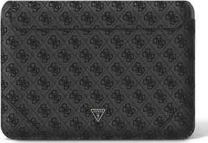 Torba- Guess 4G Uptown Triangle Logo Sleeve - 13" / 14" czarny