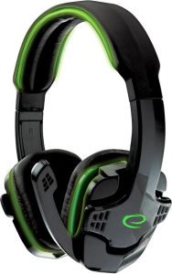 Słuchawki Esperanza EGH310G (kolor czarny  kolor zielony)