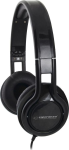 Słuchawki z mikrofonem Esperanza SERENADE EH211K (kolor czarny)