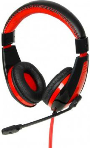 Słuchawki z mikrofonem IBOX SHPI1528MV (kolor czerwony)