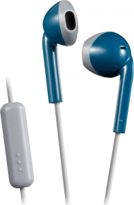 Słuchawki JVC HAF-19MAHE (douszne  z mikrofonem  niebieskie)