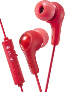 Słuchawki JVC HAF-X7GRE (douszne  z mikrofonem  red)