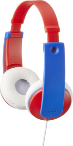 Słuchawki JVC HAK-D7RNE (nauszne  dla dzieci  czerwone)