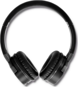 Słuchawki bezprzewodowe  z mikrofonem Qoltec 50825 (nauszne; bezprzewodowe; TAK; kolor czarny