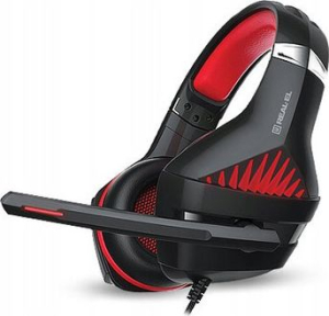 Słuchawki gamingowe REAL-EL GDX-7600 (black/red  z wbudowanym mikrofonem)