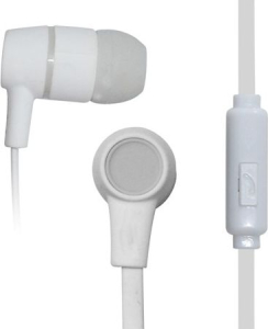 Słuchawki VAKOSS SK-214W (dokanałowe; z wbudowanym mikrofonem; kolor biały)